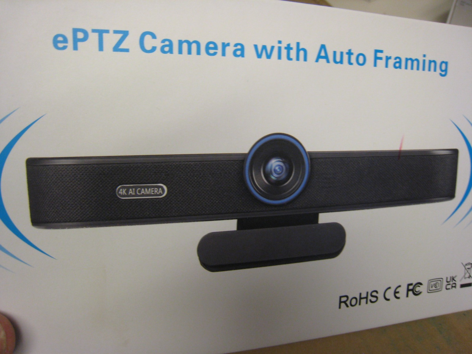 4K Camera with Auto Framing. Plug and Play. AI powered.