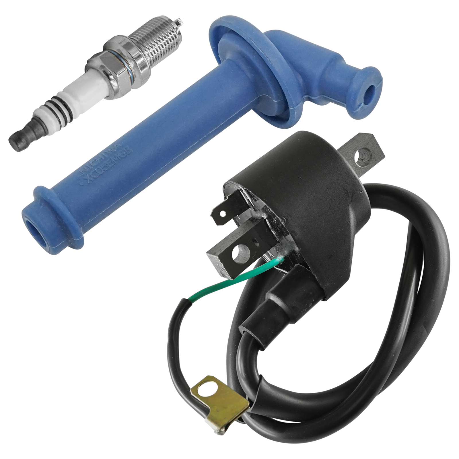 Caltric Ignition Coil w/Spark Plug & Cap for Honda CRF450R 02-08 / CRF450X 05-1