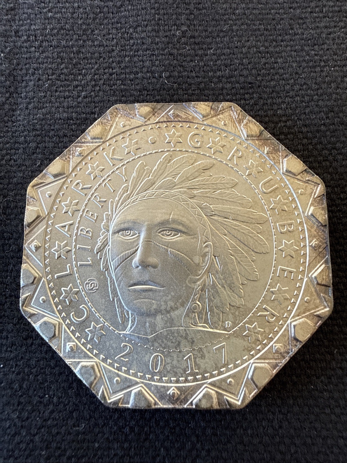 2017 Clark Gruber & Co Sixty Dollars Octagon Token