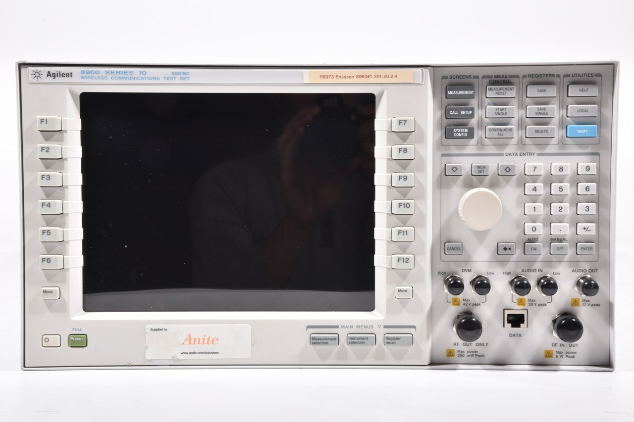 AGILENT KEYSIGHT Series 10 8960 E5515C, Wireless Test Set SN: GB45361039