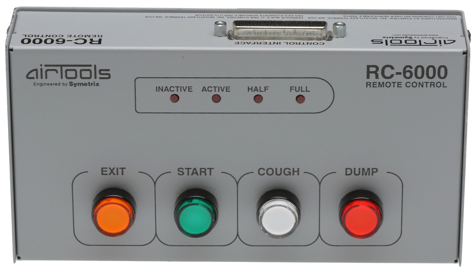 Airtools Symetrix RC-6000 Remote Control for 6100 Profanity Delay DUMP Button