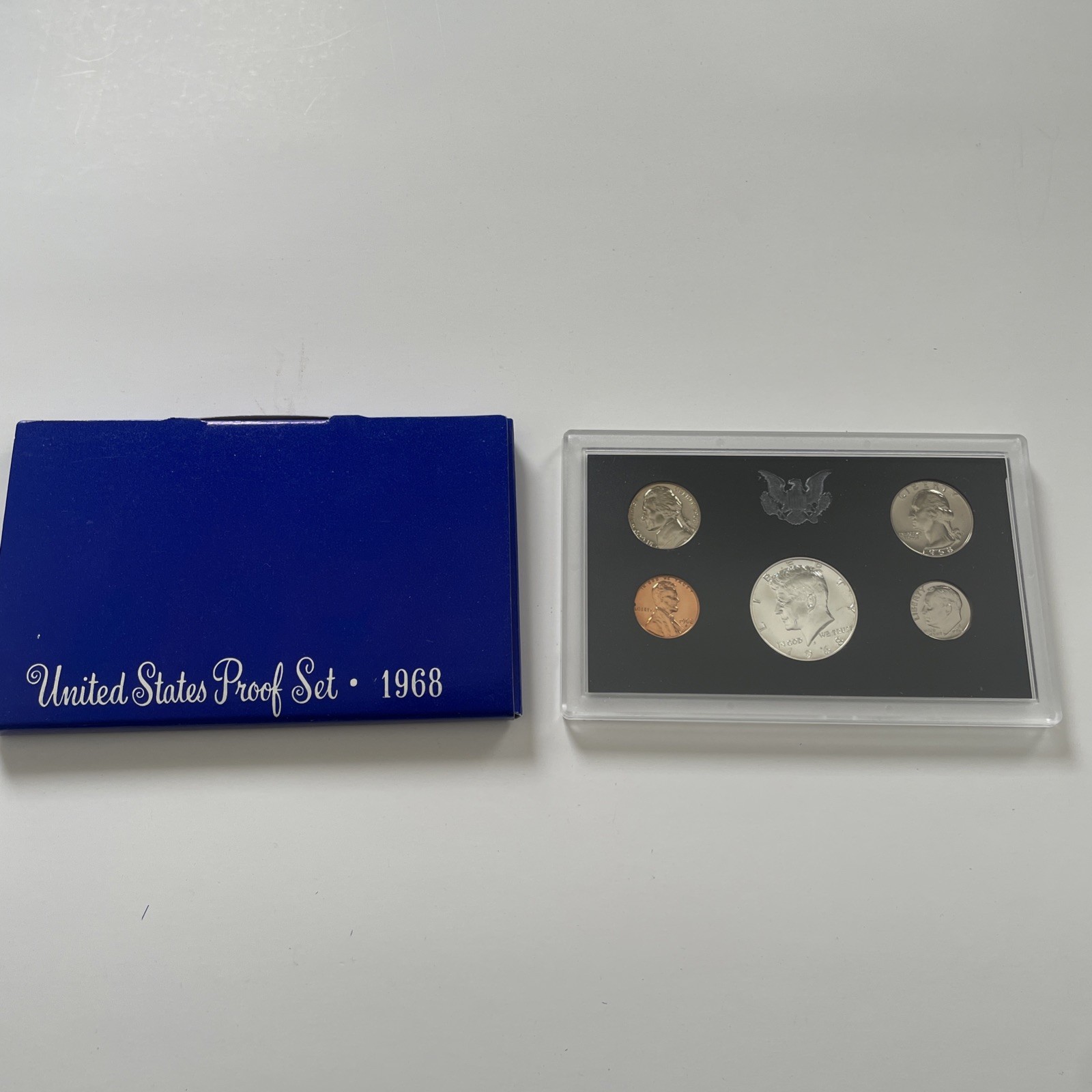 1968-S Proof Set U.S. Mint Original Government Packaging Box United States