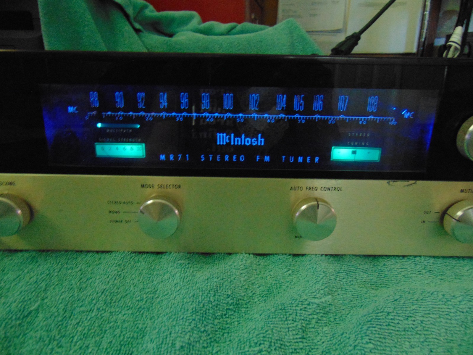 McIntosh #  MR71 Vintage Tube Stereo FM Tuner, One Owner, All Original
