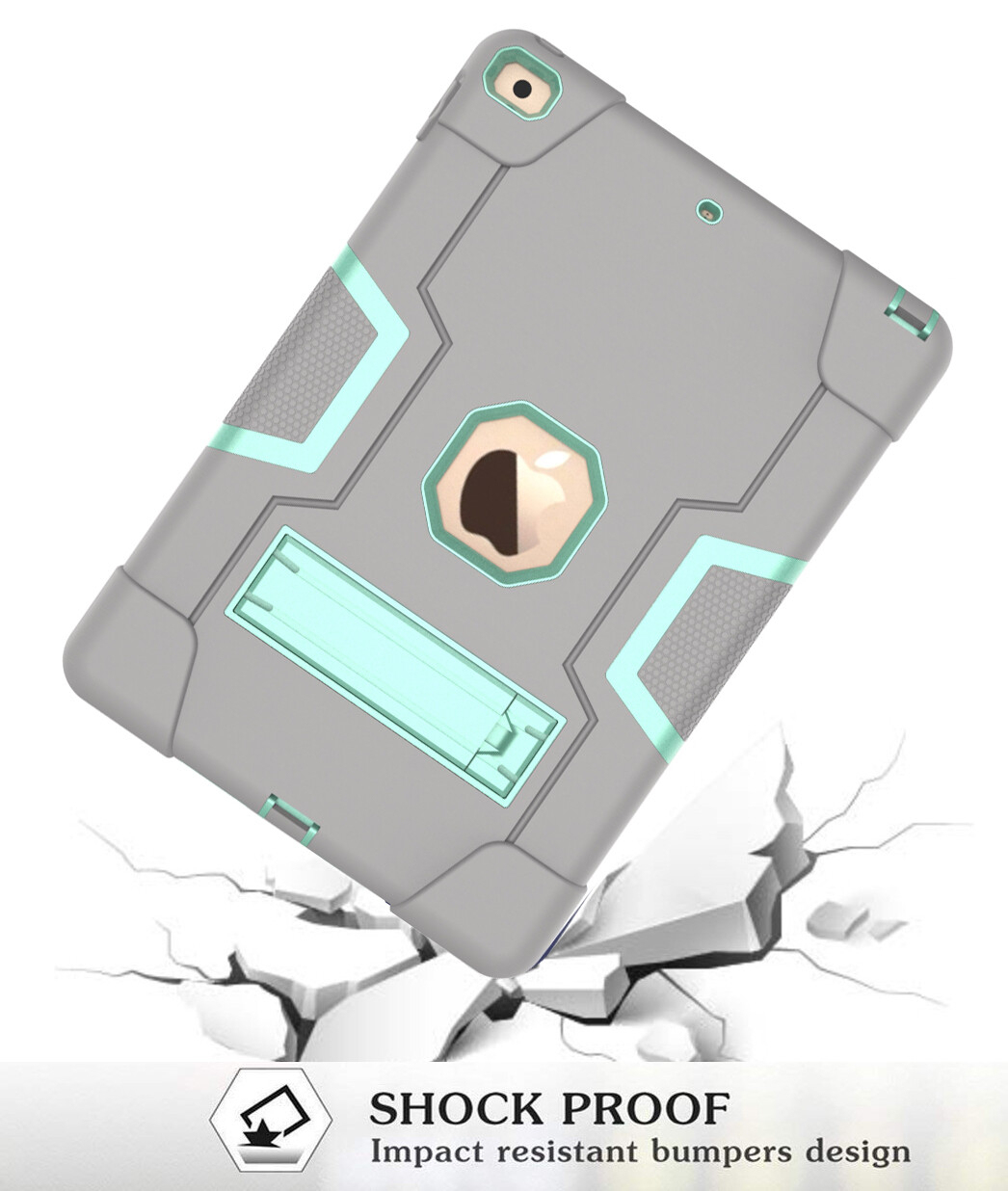 For iPad Mini 1 2 3 4 5 7.9"Gen Kids Hard Heavy Duty Shockproof Case Stand Cover