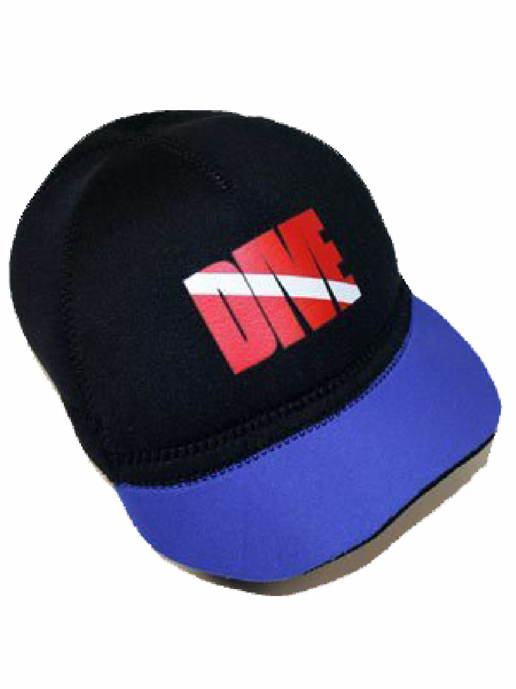 Neoprene Squid Lid Baseball Cap Boatwear WaterSports Scuba Diving Flag BK/BL Reg