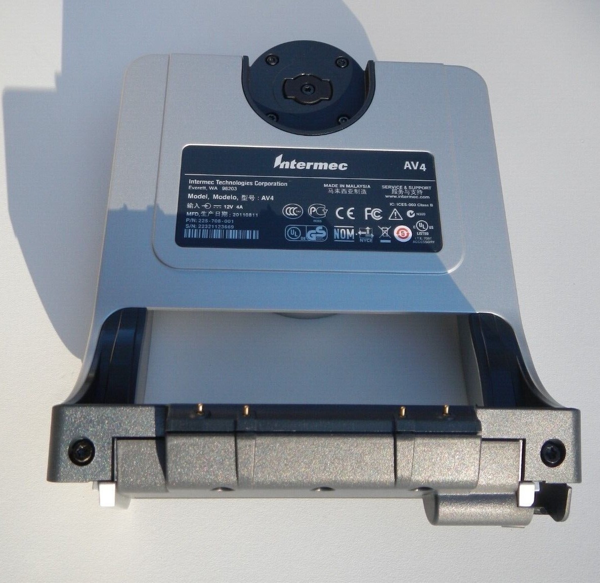 INTERMEC AV4 225-708-001 Vehicle Cradle for PB42 Printer