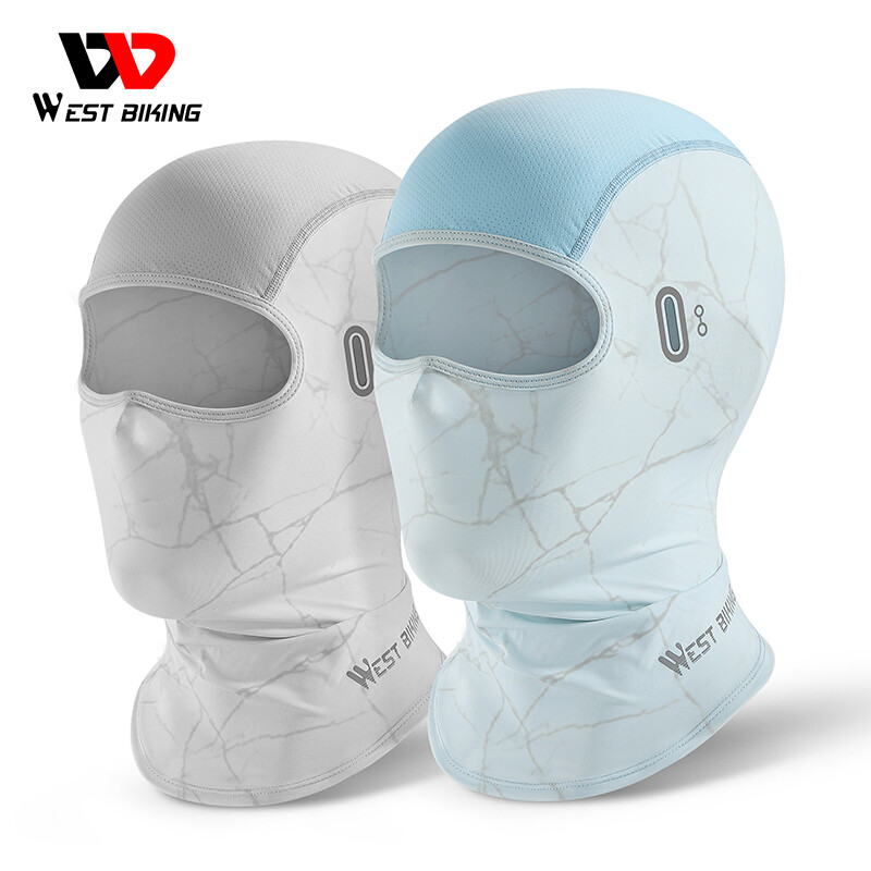Summer Cycling Cap Breathable UV Protection Motorcycle Balaclava Face Mask Hat