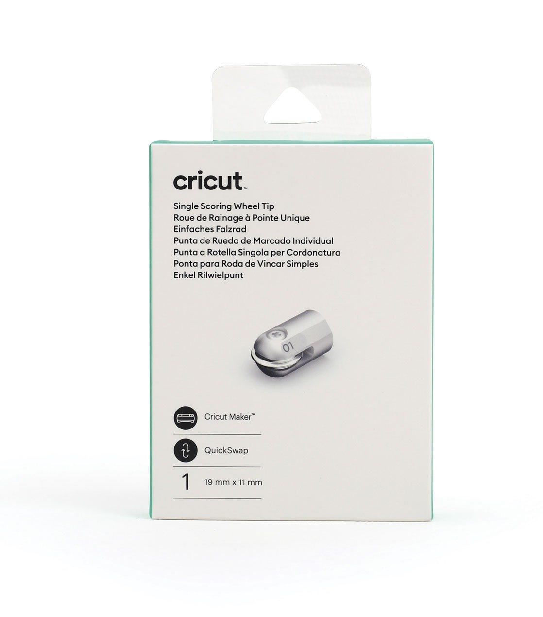 Cricut Scoring Wheel Tip - Silver - For Cricut Maker Machine - Paper Crafts