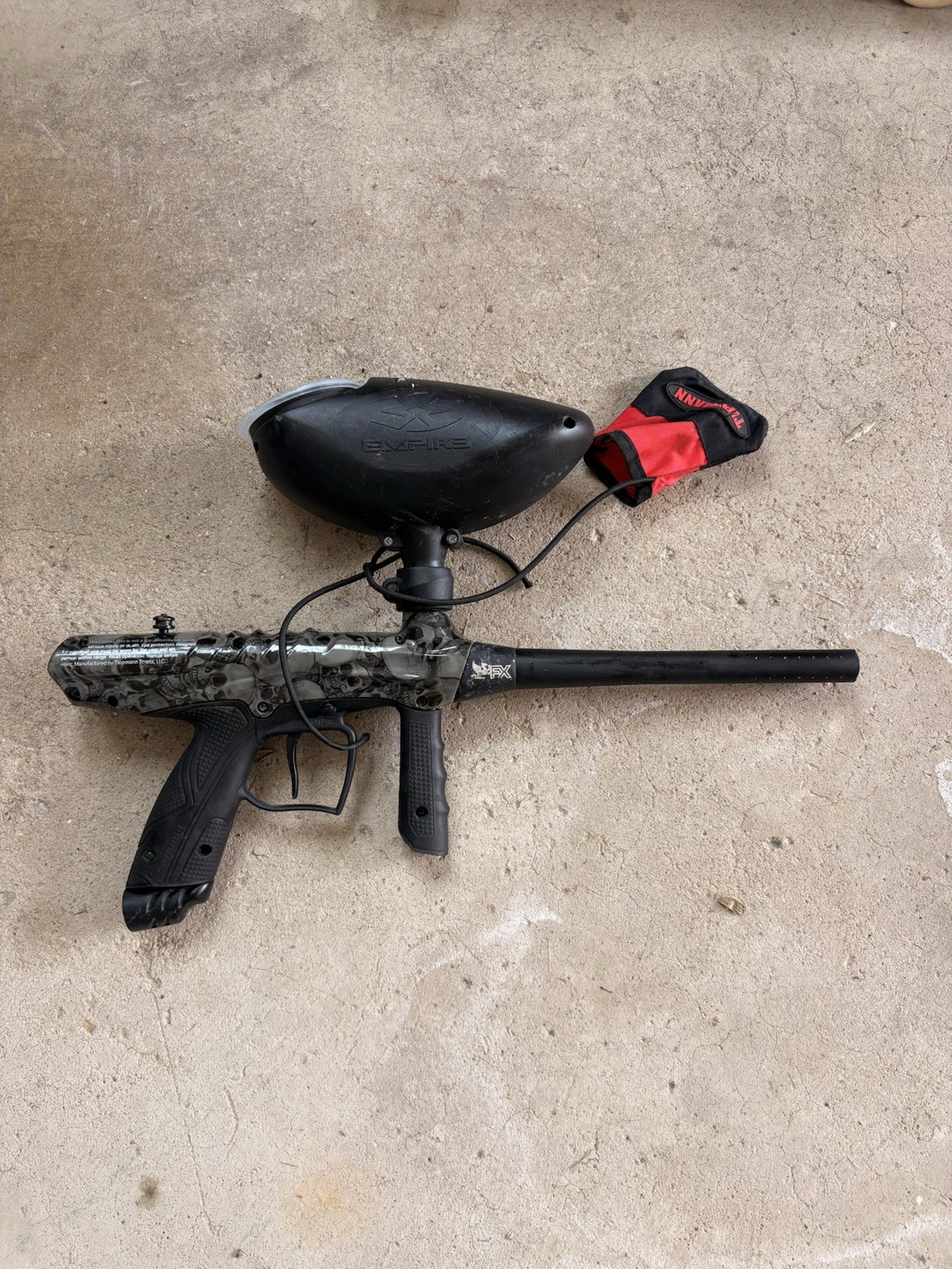 RX Paintball marker