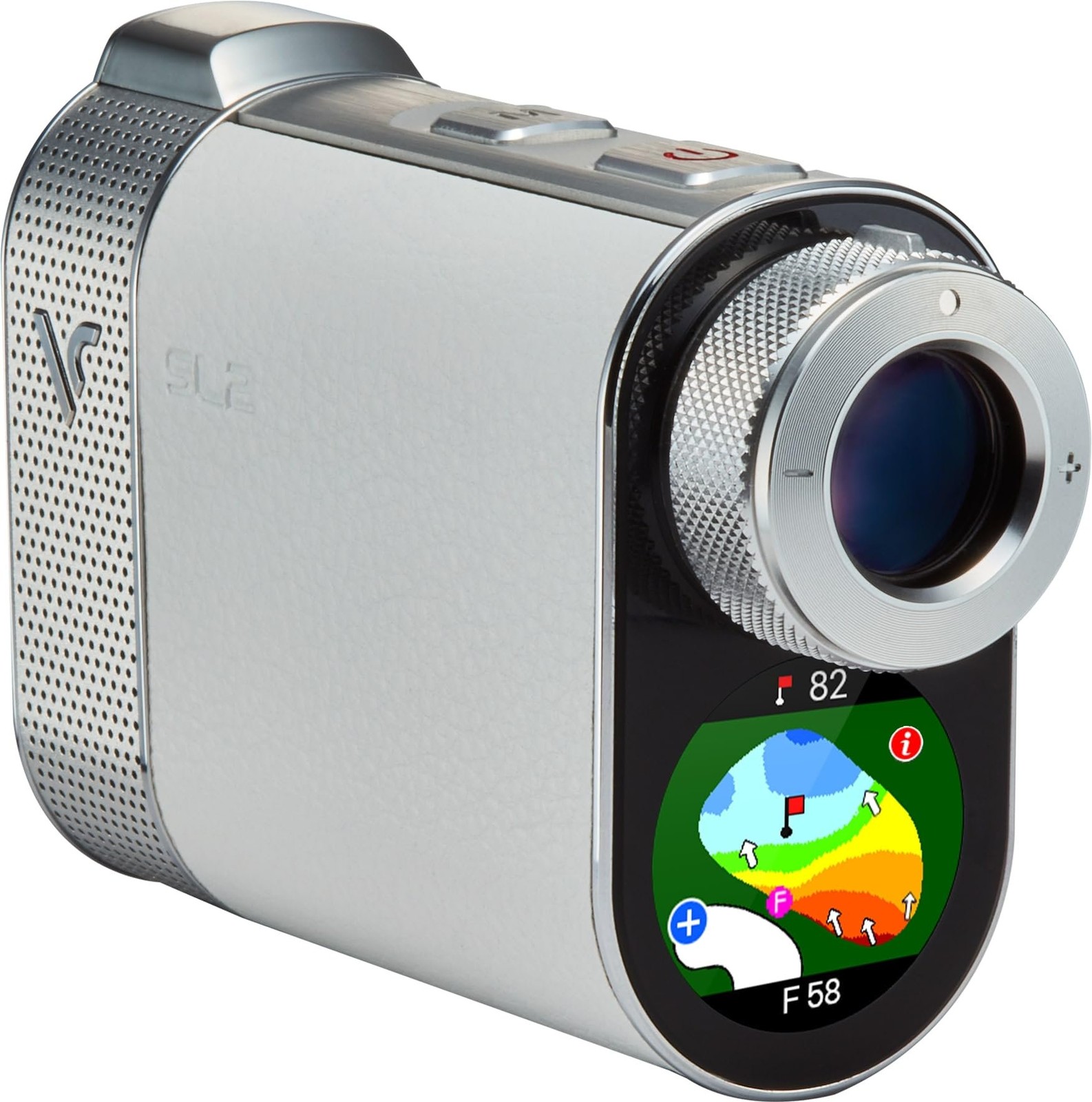 Voice Caddie SL2 Laser Rangefinder with Green Undulation and Course Layout