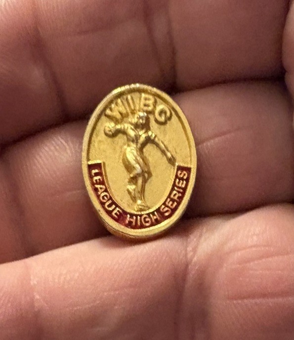 WIBC League High Series Member Womens Bowling Championship League Hat Jacket Pin
