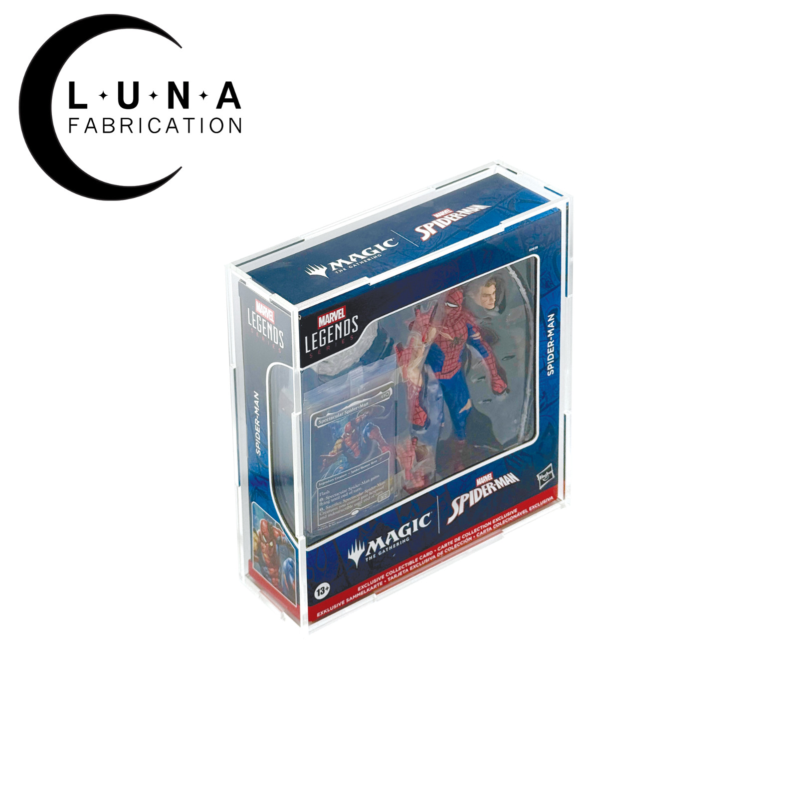 Acrylic Display Case for Magic The Gathering Spiderman Legends Series Figure