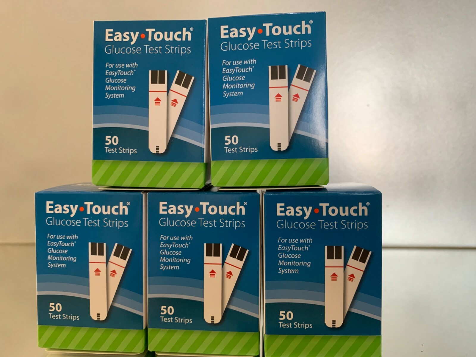 Easy Touch Blood Glucose Test Strips 250 Ct.  EXP  03/2027 .  Free Shipping