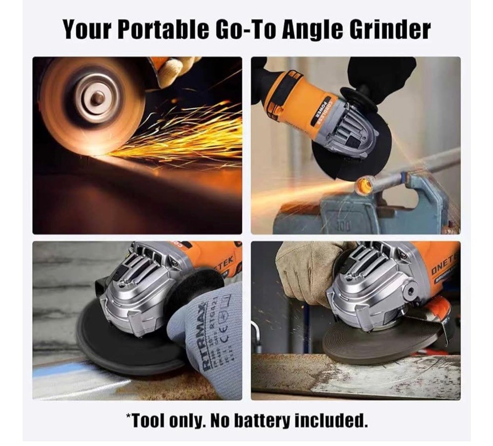 Onetek Cordless Angle Grinder Tool