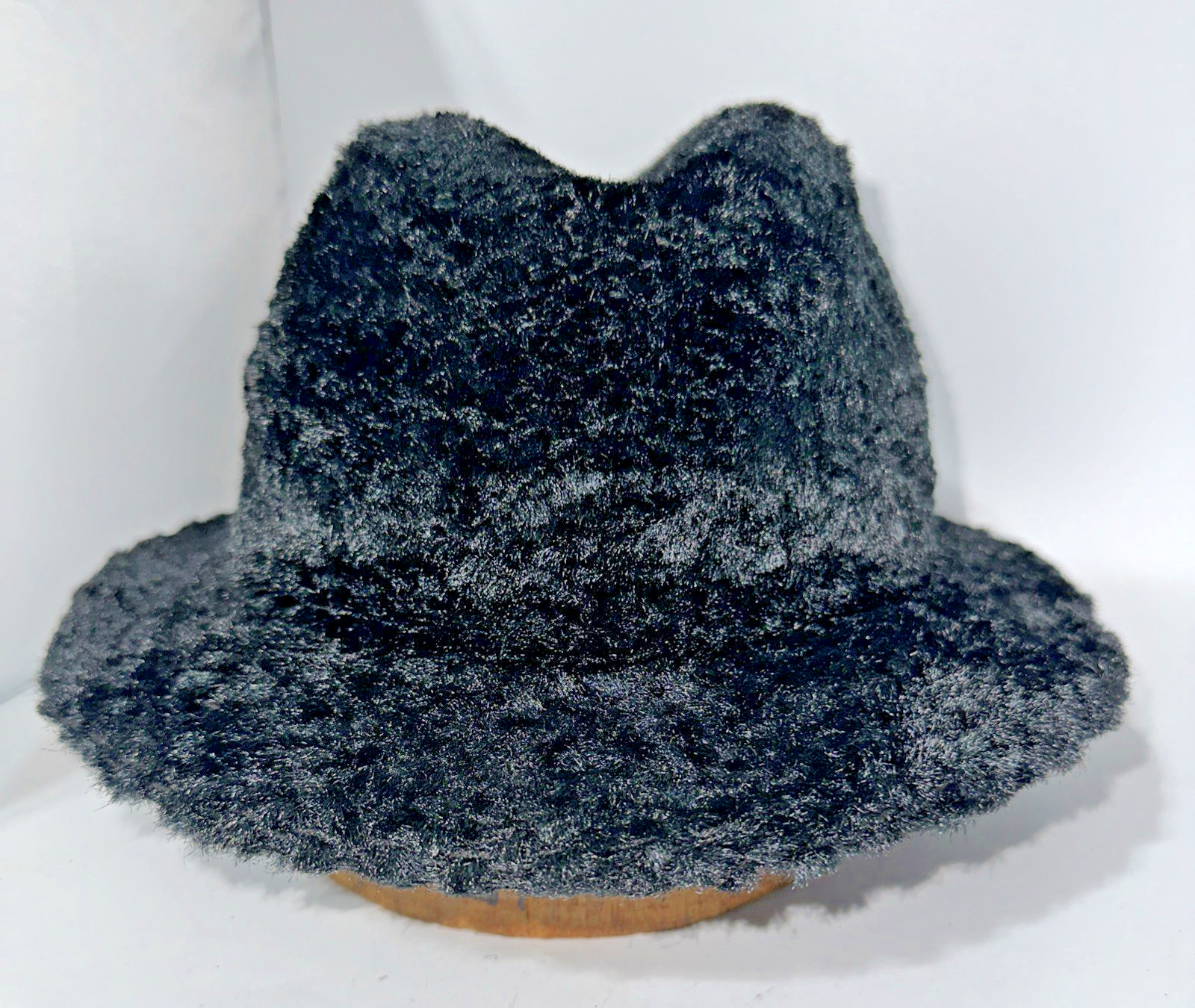 Ben Berger Hat Collection Black Bucket Y2K Vintage-Italy -(53-15)