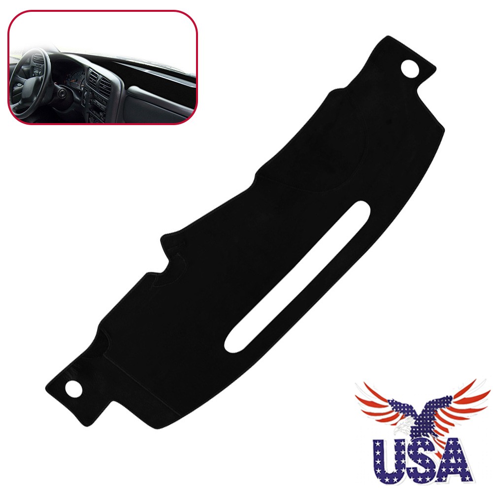 For Chevrolet S10 1998-2004 Black Dash Mat Dashboard Cover Sunshield Protector