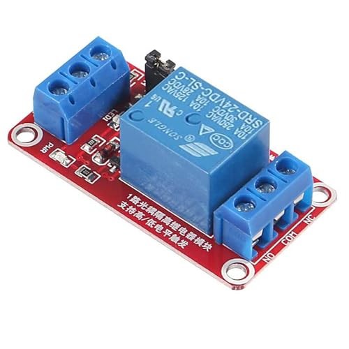 2pcs 24V 1 Channel Relay Module with Optocoupler Isolation Support 24 Volts