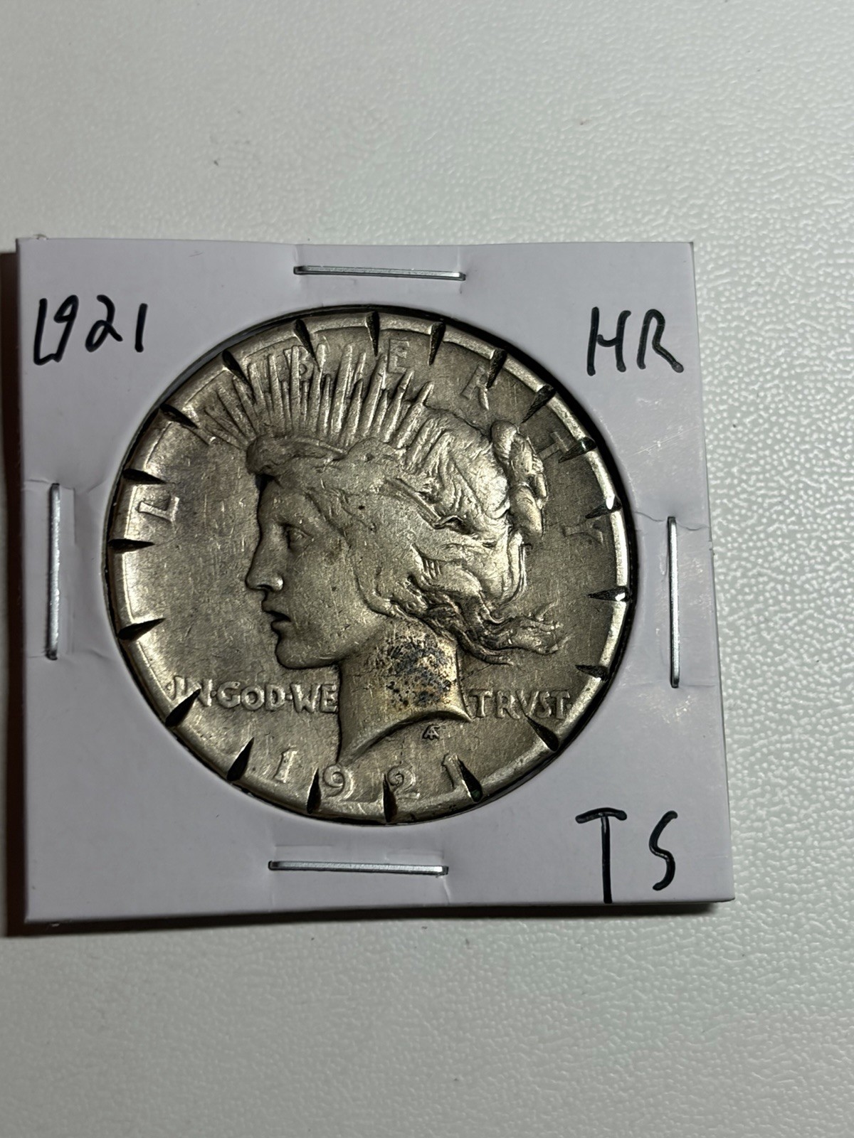 1921 Peace Silver Dollar $1 VF Very Fine Details Key Date