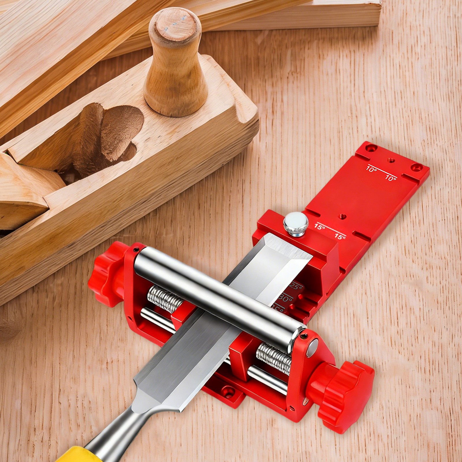 Chisel Sharpening Jig & Guide Chisel Sharpening Kit Wood Planes Honing Guide