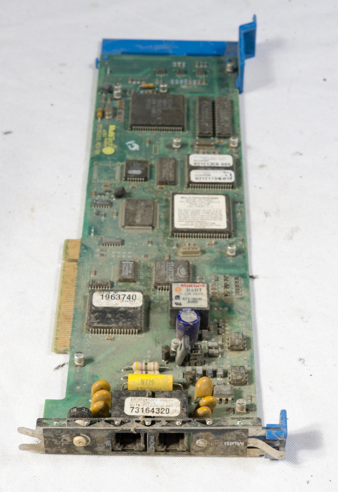 Vintage Multitech MT1432ES 14.4kbps modem 16 bit microchannel ISAD56