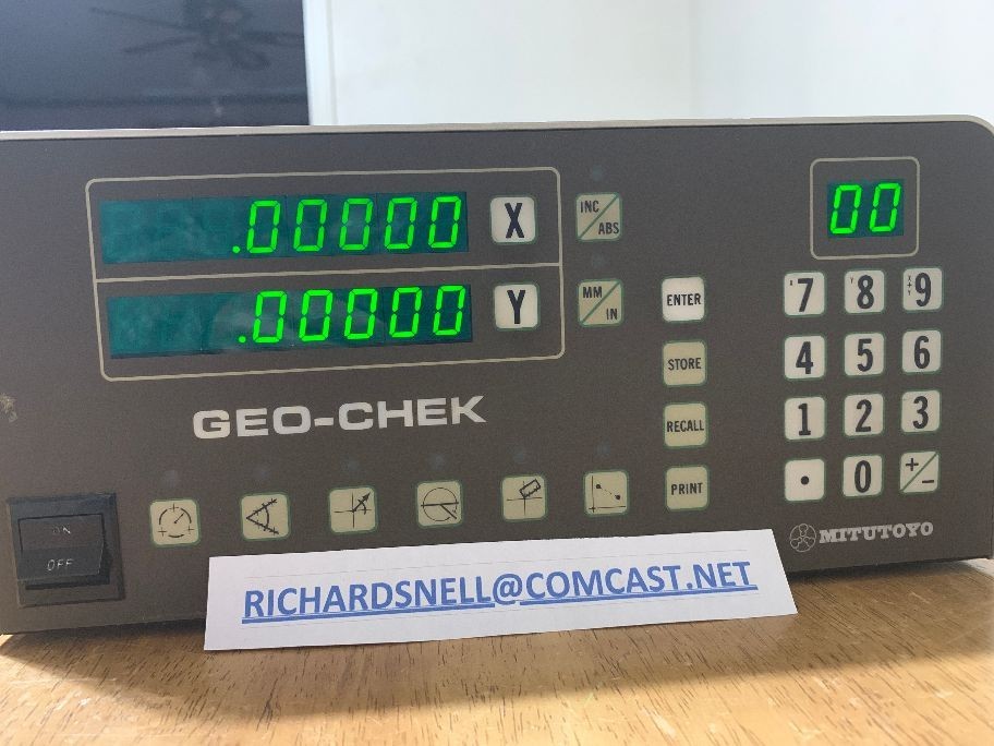 Refurbished Quadra-Chek -QC-II DRO listed by original Metronics distributor.