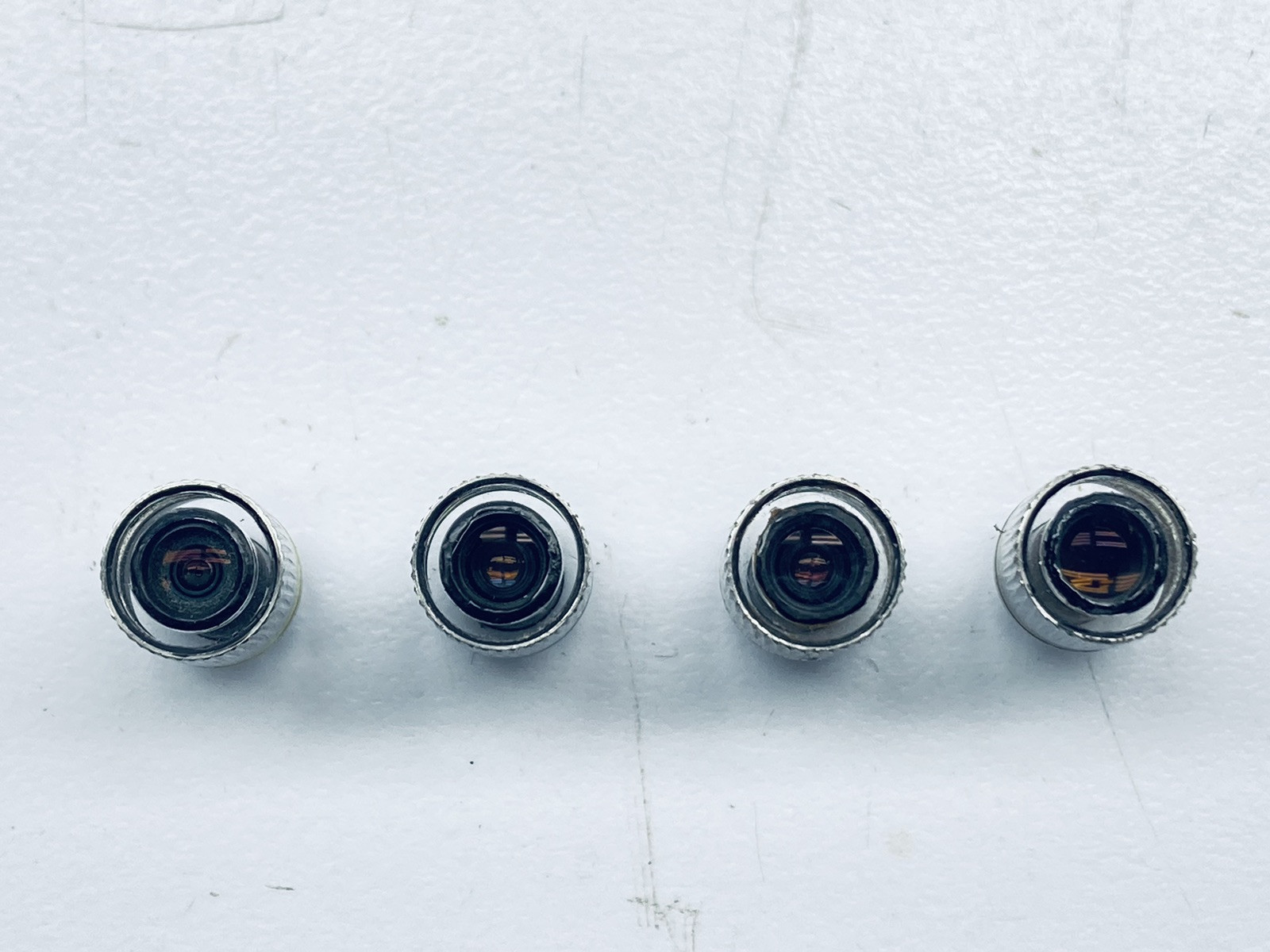 LOT OF 4 EVEREST VIDEOPROBE TIP ADAPTERS 8mm PROBE TIP OPTICS IPT820FF / IPT840