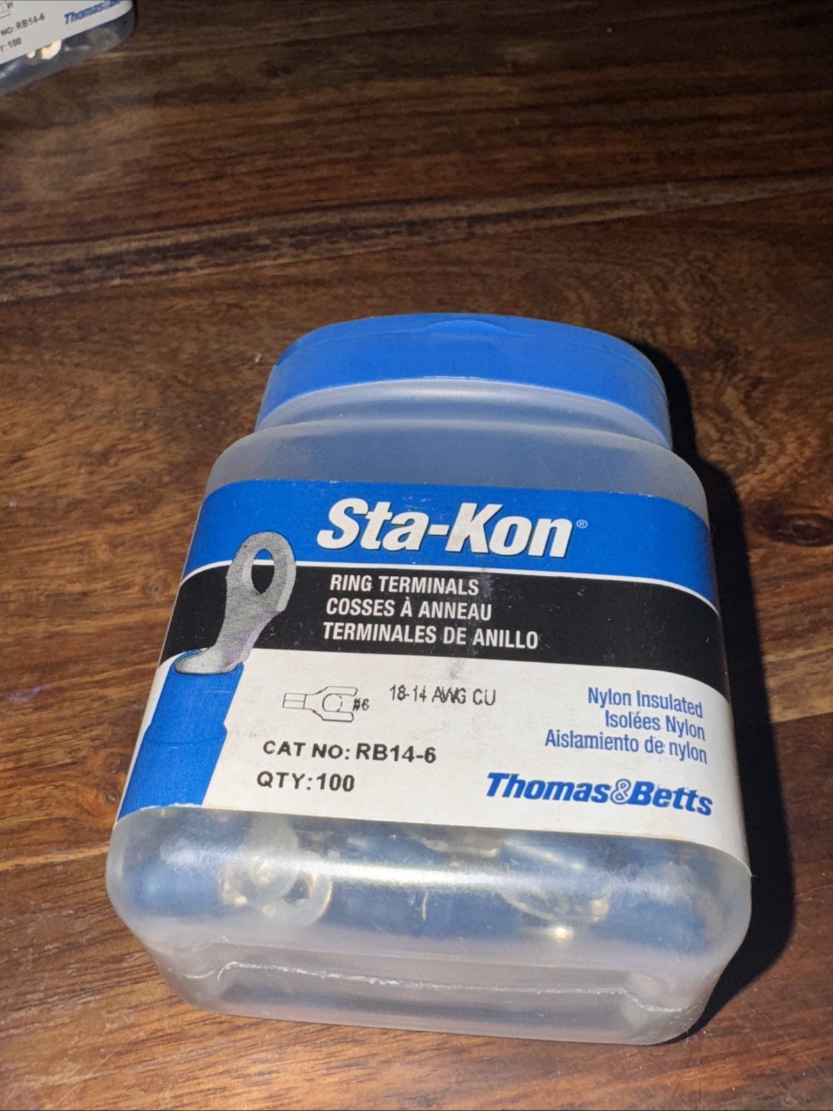 Box Of 100 Thomas & Betts RB14-6F 1/2" PVC Connector Power MPN, New, LO1