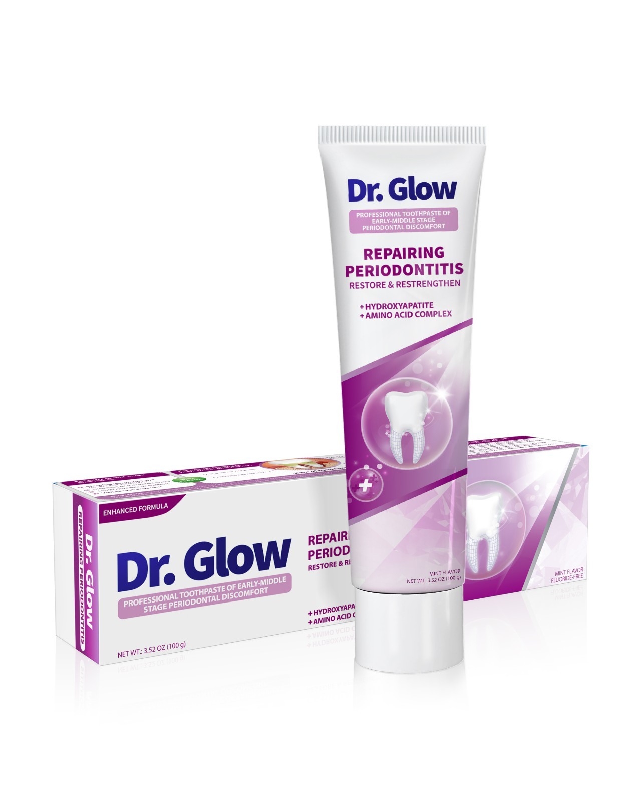 Dr. Glow Gum Disease Treatment Toothpaste-Periodontitis Gingivitis Gum Repair