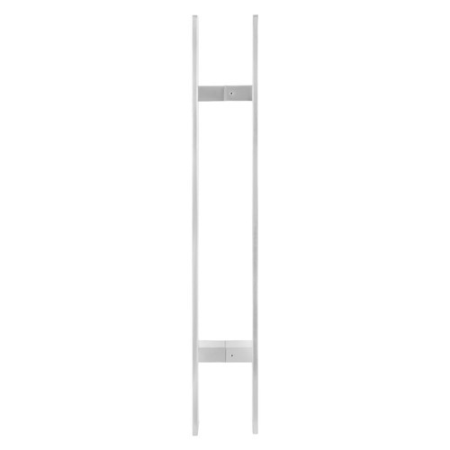 Stainless Steel Double Sided Push Pull Door Handle, H-shaped Door Pull Handle