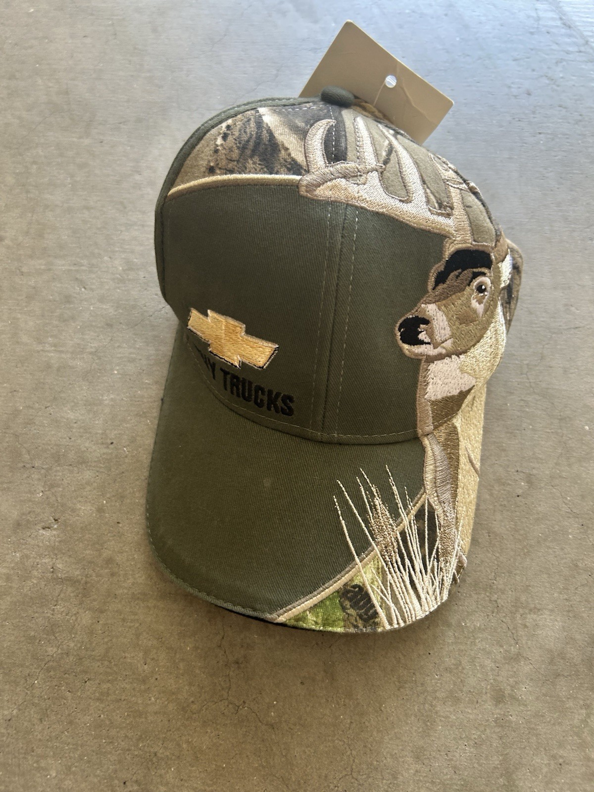 Official ⁠Chevy Trucks Wildlife Deer Series Camo Cap New With Tags