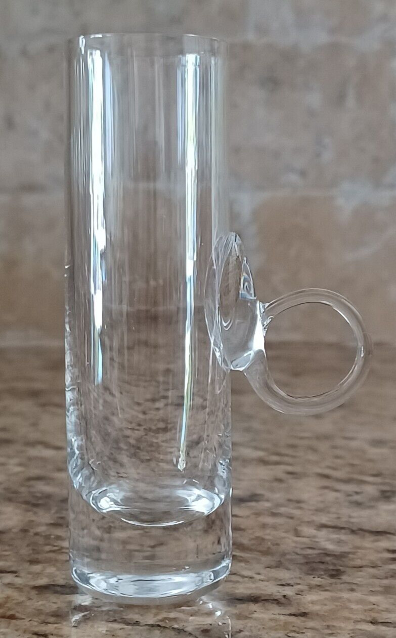 Lenox Crystal Handle Shot Glass 4" Tall