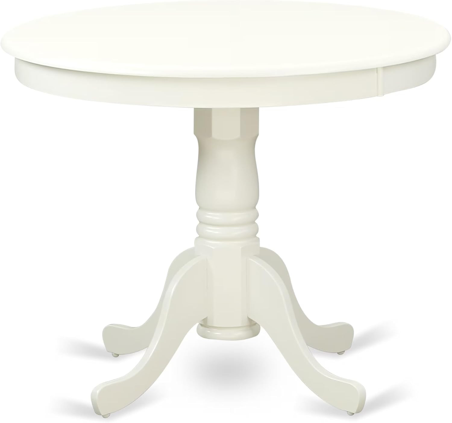 ANIP5-LWH-C 5 Piece Kitchen Table & Chairs Set Includes a round Dining Room Tabl