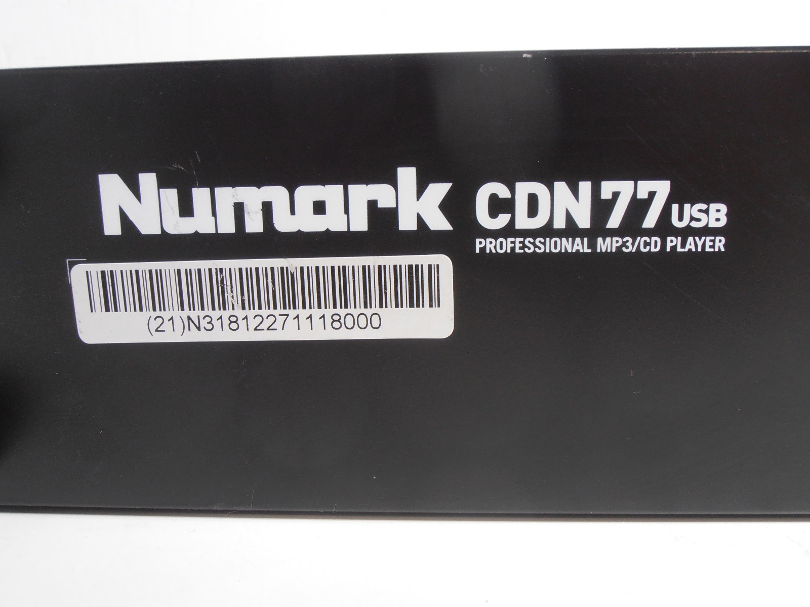 Numark CDN77 usb Pro MP3-CD Controller Rack Mount Dual Display Unknown Condition