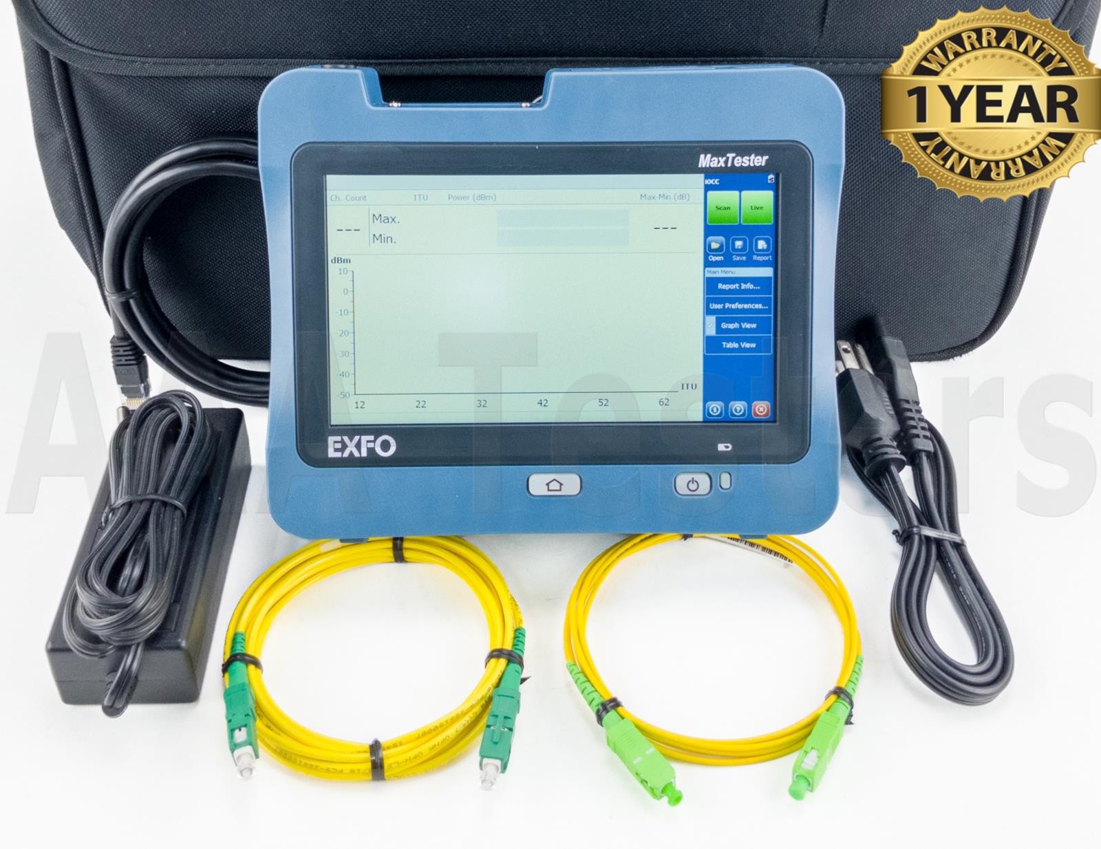 EXFO MAX-5205 MaxTester Simple DWDM Channel Checker FTBx-5205