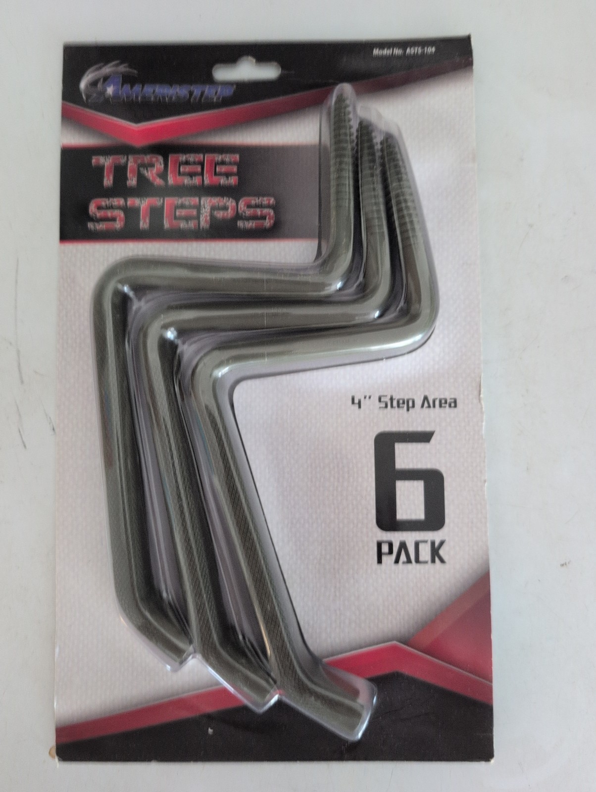 Ameristep Tree Step, 6-Pack, 4" Step Area, 300 lb Weight Limit