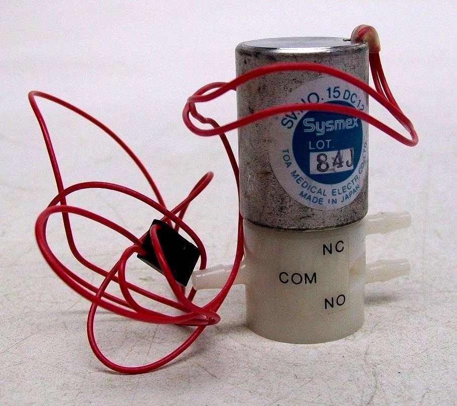 USED BAXTER HEALTHCARE 803-9101-3 SOLENOID VALVE FREE SHIP BM