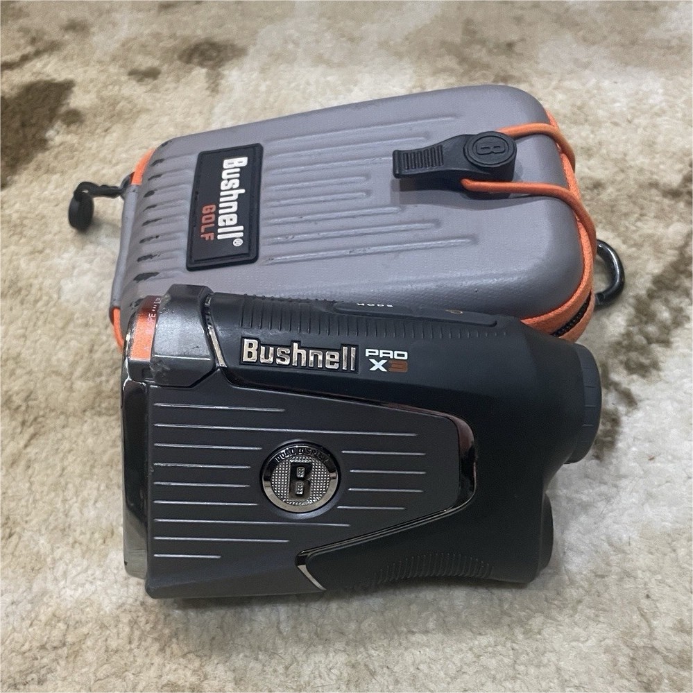 Bushnell Pro X3 Golf Laser Rangefinder Slope Magnetic Mount w/ Carrying Case