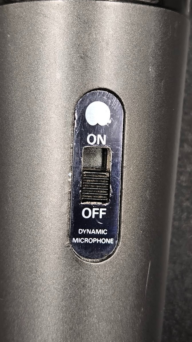 Stage Line DM-2500 Dynamic Microphone Used Working Grey