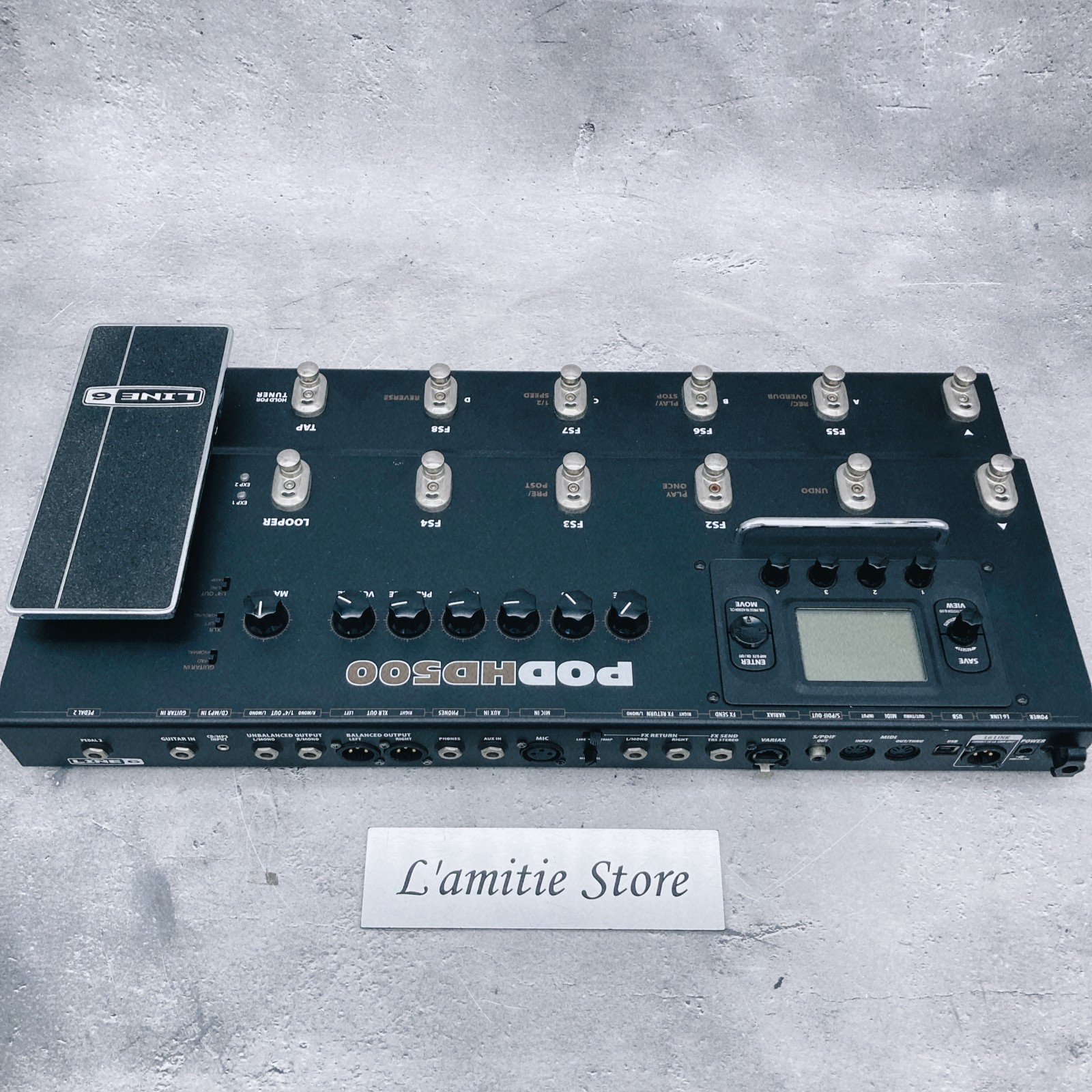 Line 6 POD HD500 Guitar Multi-Effects Processor Amp Modeling XLR PODHD500 HD 500