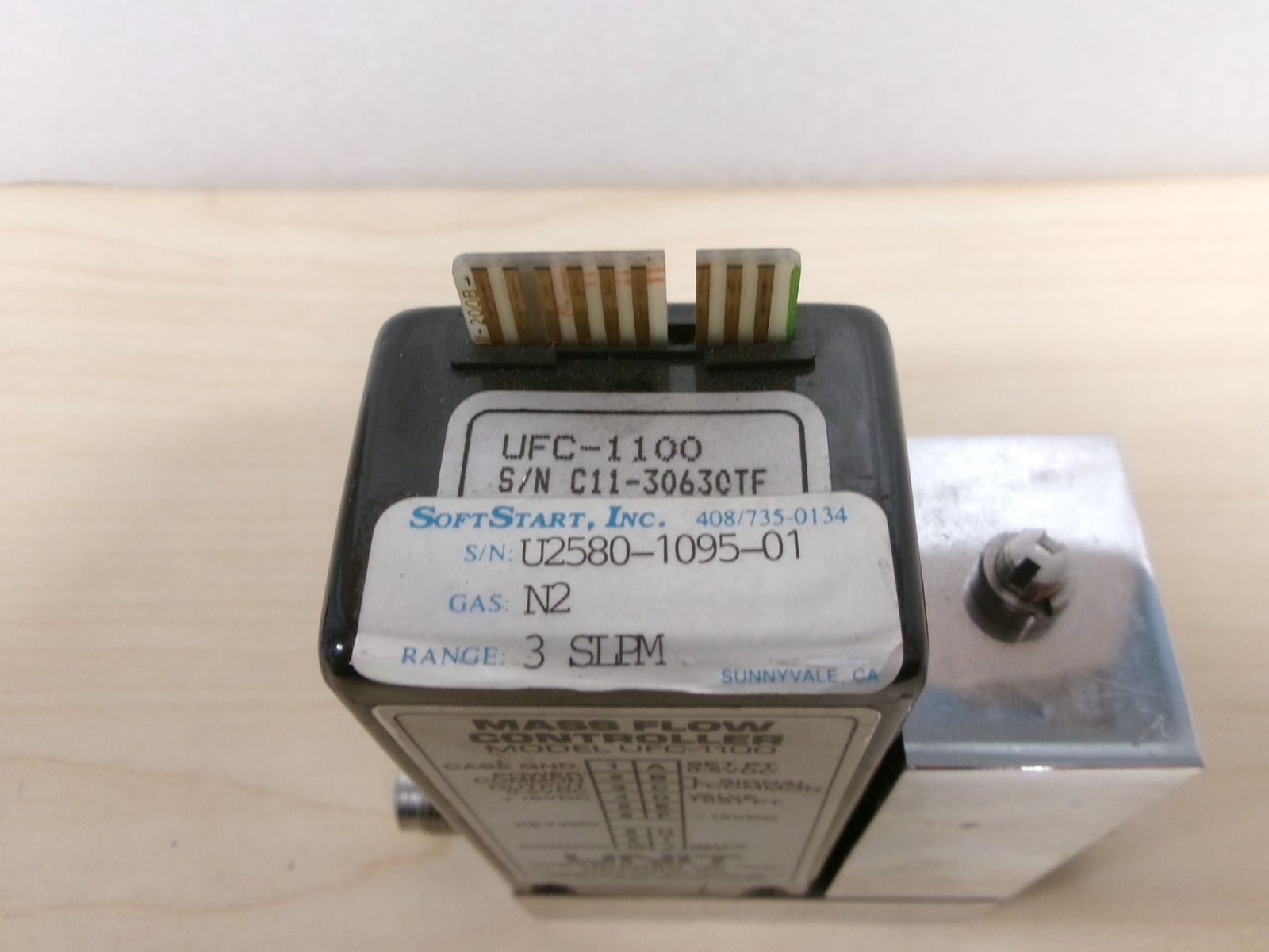 Unit, UFC-1100, Range 3 SLM, Gas N2, Used