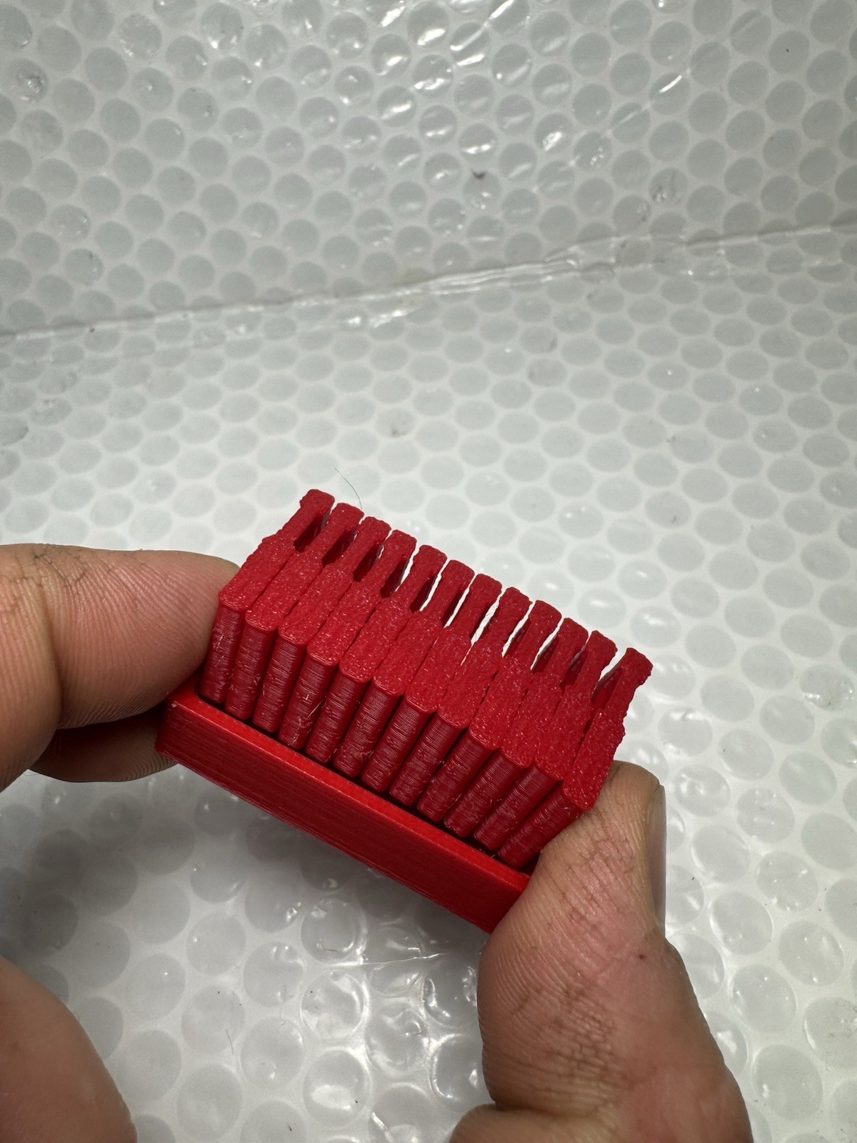 Custom Red Farmall international 3D printed front weights Bracket
