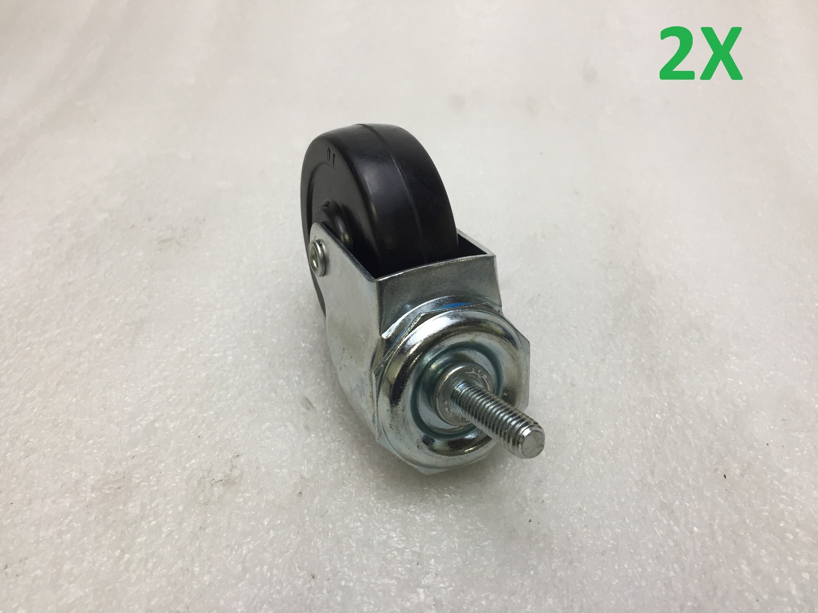 Lot of 2 Unbranded Transport Swivel Caster Wheel w/ Screw Bolt