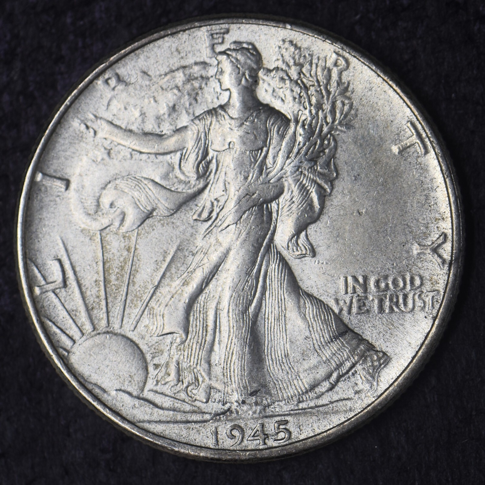 1945-P "FS-901, No AW" Walking Liberty Silver Half Dollar 50C - COINGIANTS -