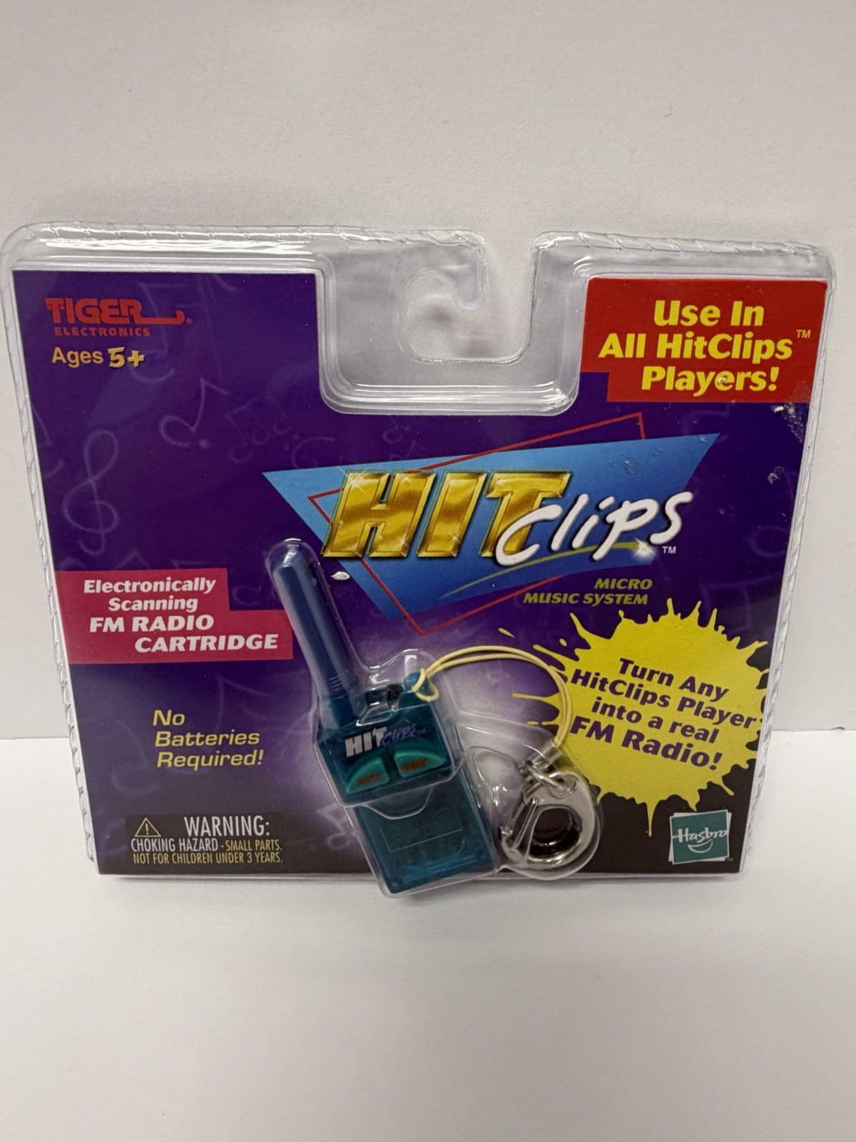 NEW HitClips FM Radio Cartridge 2000 Tiger Electronics Hit Clips 59610,FREE SHIP