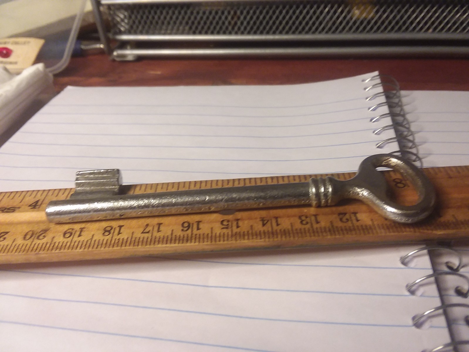 Antique Steel 4" Skeleton Key - 120125