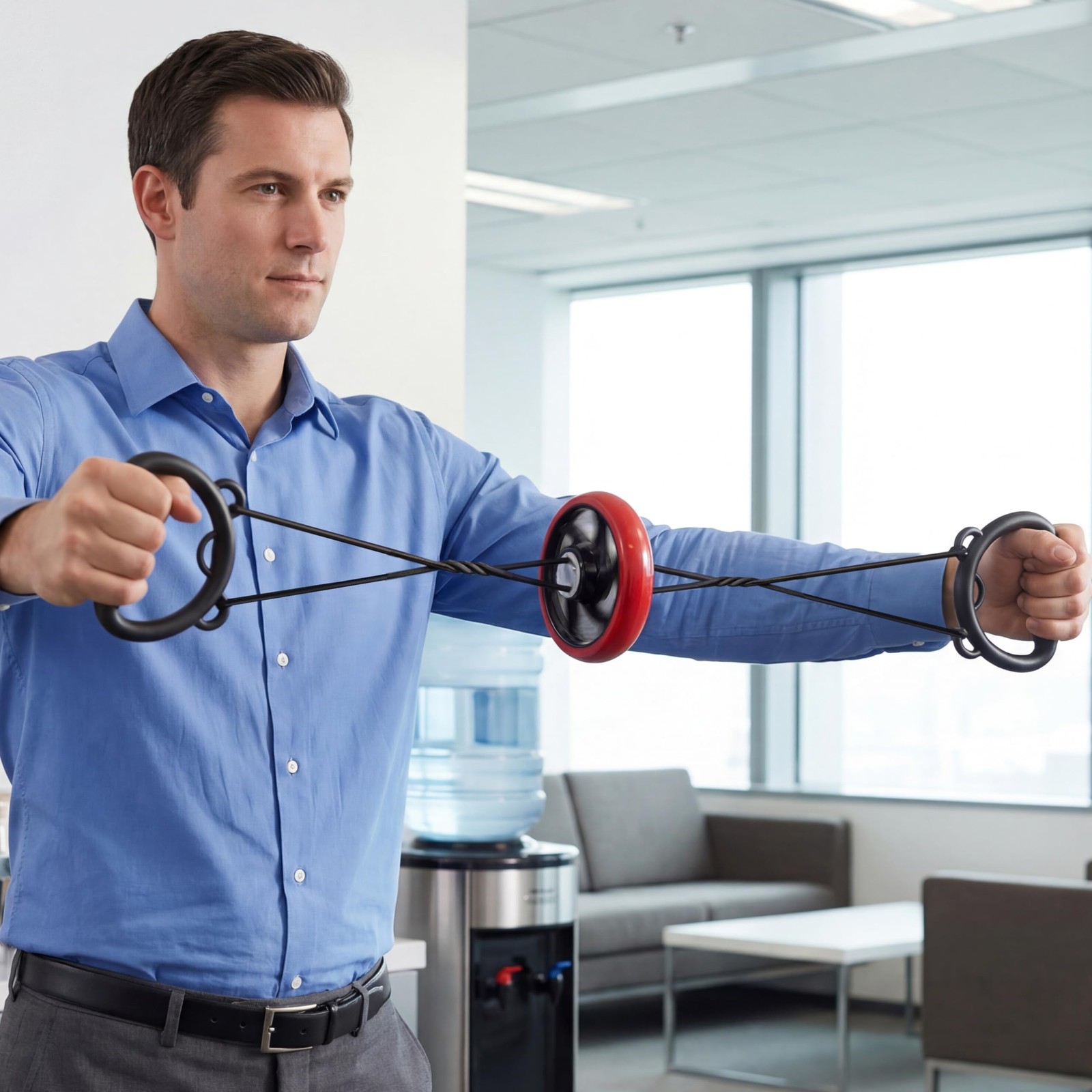 Fun Family Workout Challenges,Shoulder Stretch Rotate Resistance Bands with H...