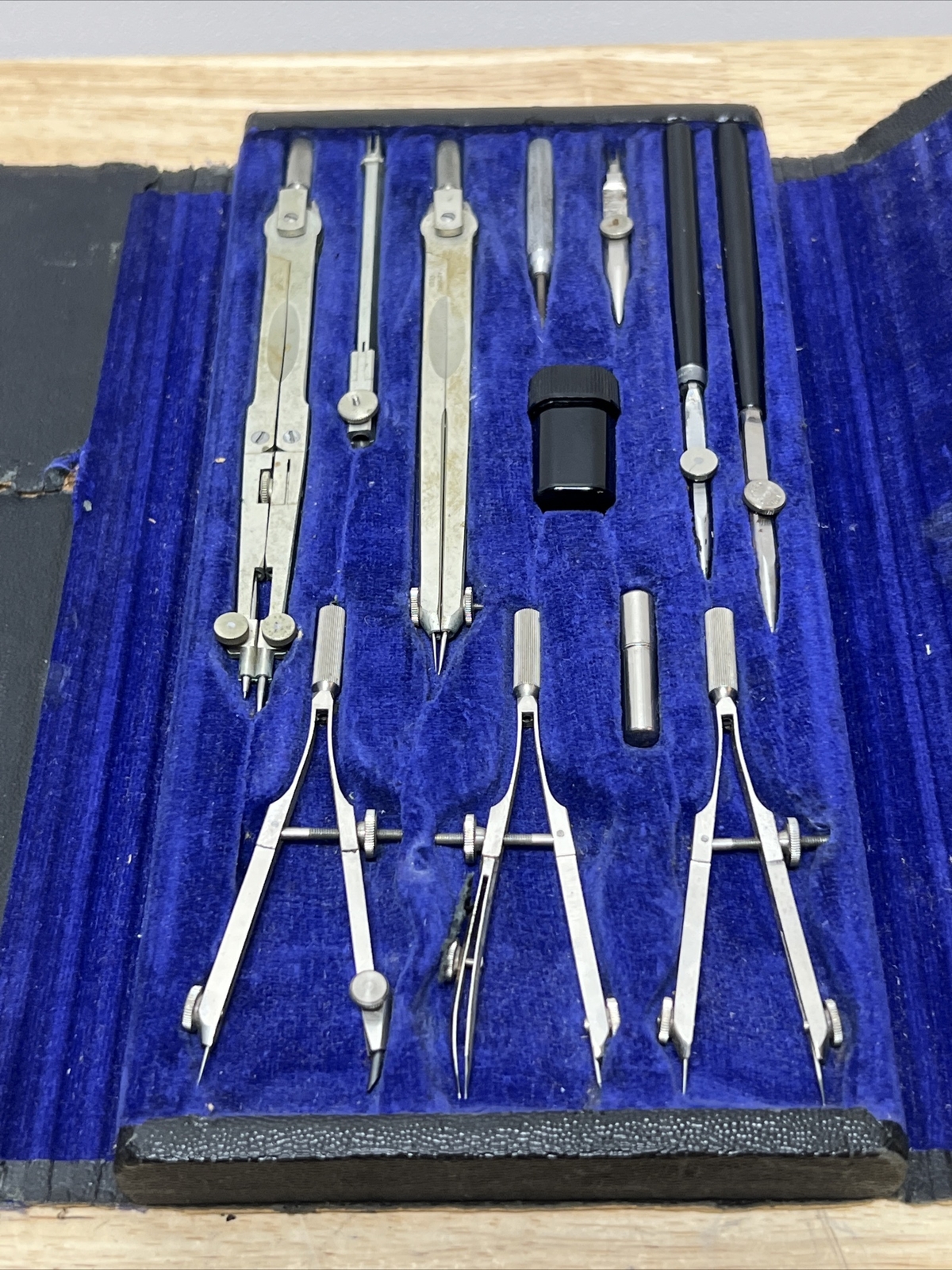 Vintage Hughes Owens Germany HOCO Engineer Drafting Drawing Set Complete 1170