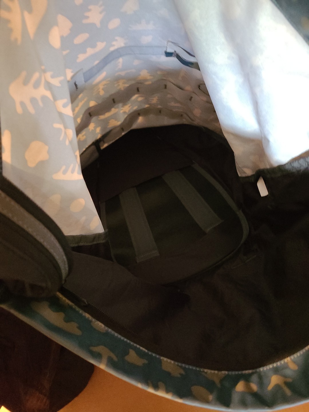 poler camp vibes Roll Top Backpack - Large 27"×19" Camouflage Design