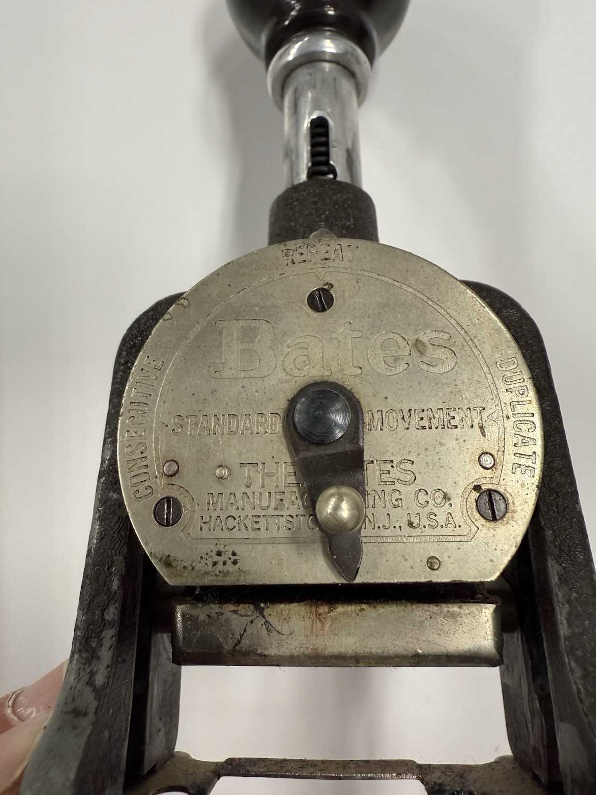 Vintage Bates Multiple Movement Numbering Machine Numeroteur f601682
