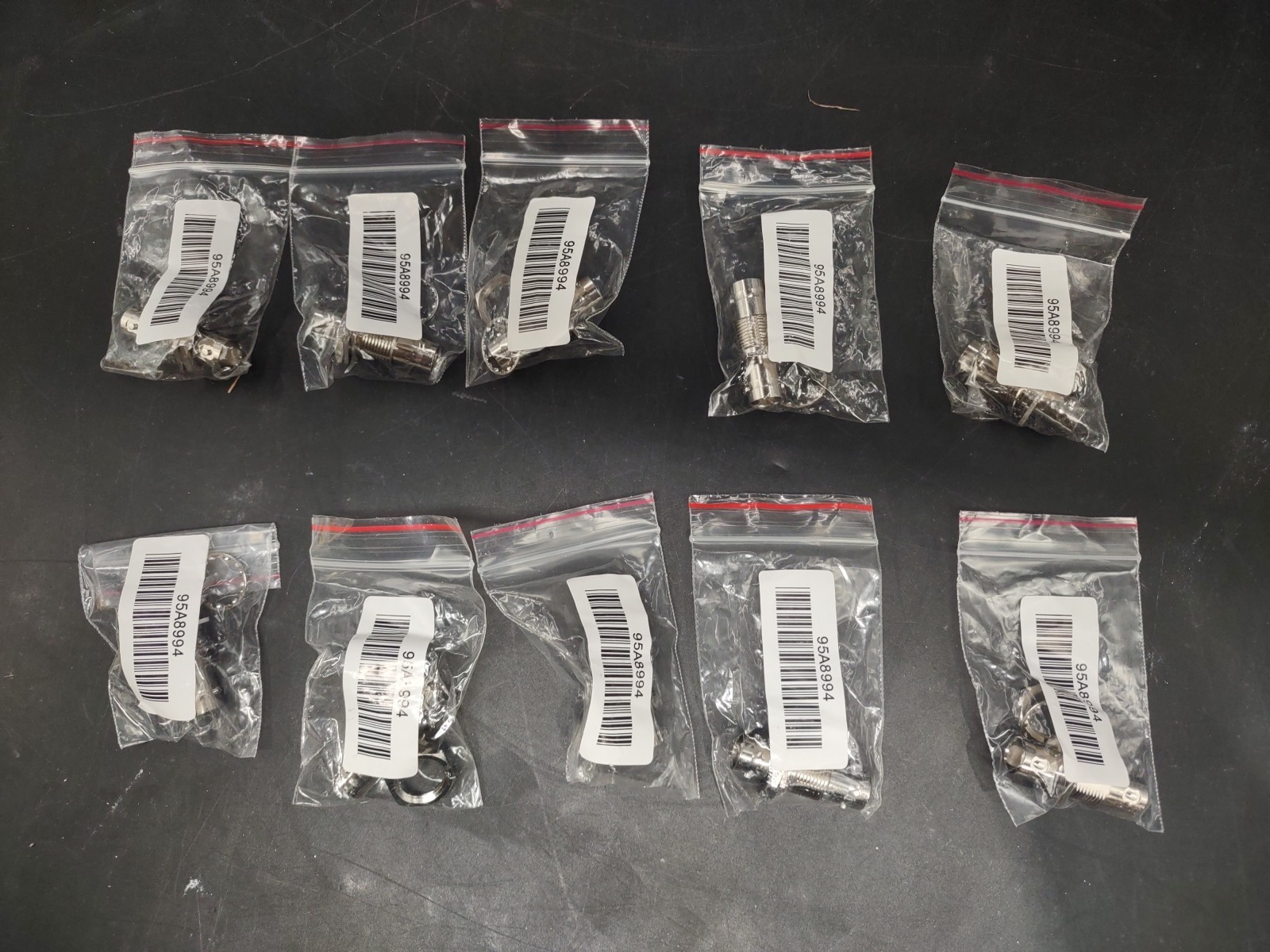 Lot of 10 95A8994 BNC Bulkhead Adapters Remote Antenna Mounting